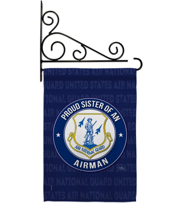 Air Force Proud Sister Airman - Military Americana Vertical Impressions Decorative Flags HG108579 Made In USA - Image 9