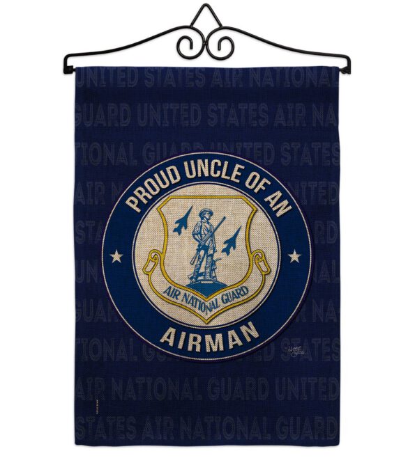Air Force Proud Uncle Airman - Military Americana Vertical Impressions Decorative Flags HG108597 Made In USA - Image 18