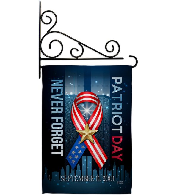 911 Never Forget - Military Americana Vertical Impressions Decorative Flags HG137290 Made In USA - Image 9