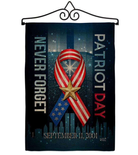 911 Never Forget - Military Americana Vertical Impressions Decorative Flags HG137290 Made In USA - Image 14