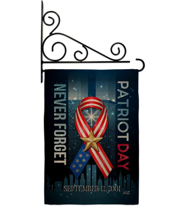 911 Never Forget - Military Americana Vertical Impressions Decorative Flags HG137290 Made In USA - Image 15