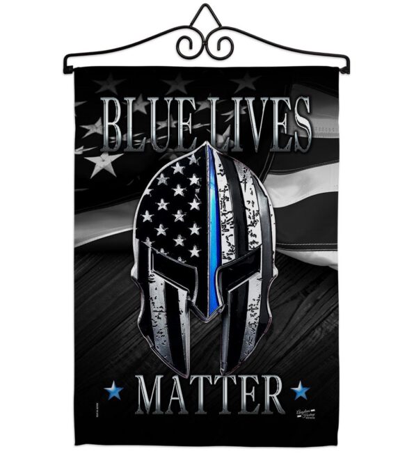 Blue Live Matter - Military Americana Vertical Impressions Decorative Flags HG137293 Made In USA - Image 7