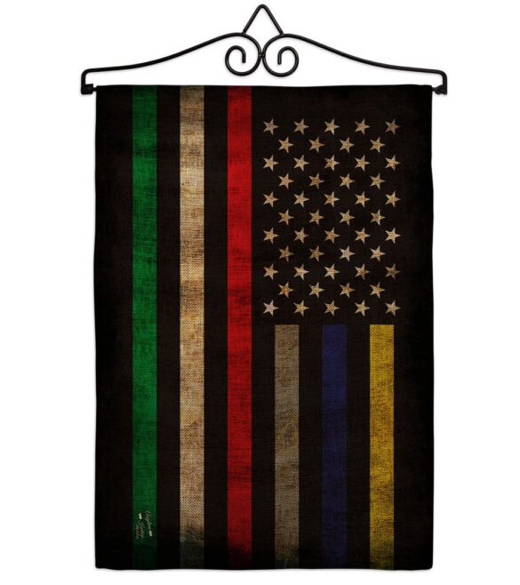 First Responders Line - Military Americana Vertical Impressions Decorative Flags HG137435 Made In USA - Image 17