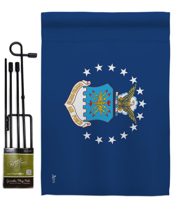 Air Force - Military Americana Vertical Impressions Decorative Flags HG140304 Made In USA - Image 5