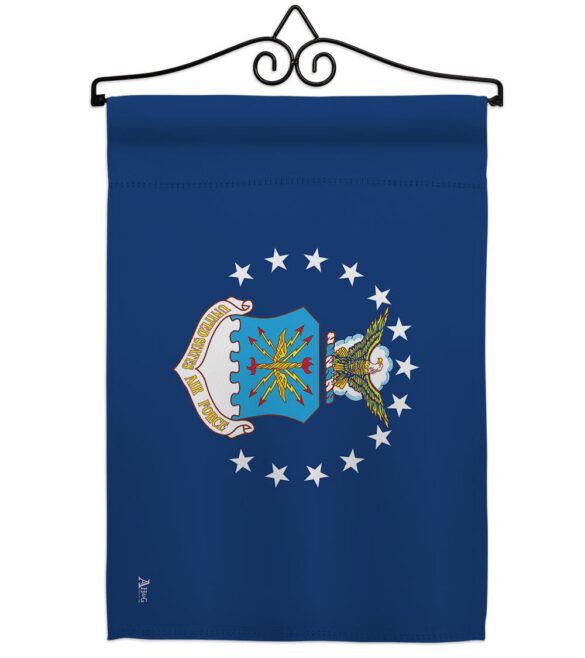 Air Force - Military Americana Vertical Impressions Decorative Flags HG140304 Made In USA - Image 8