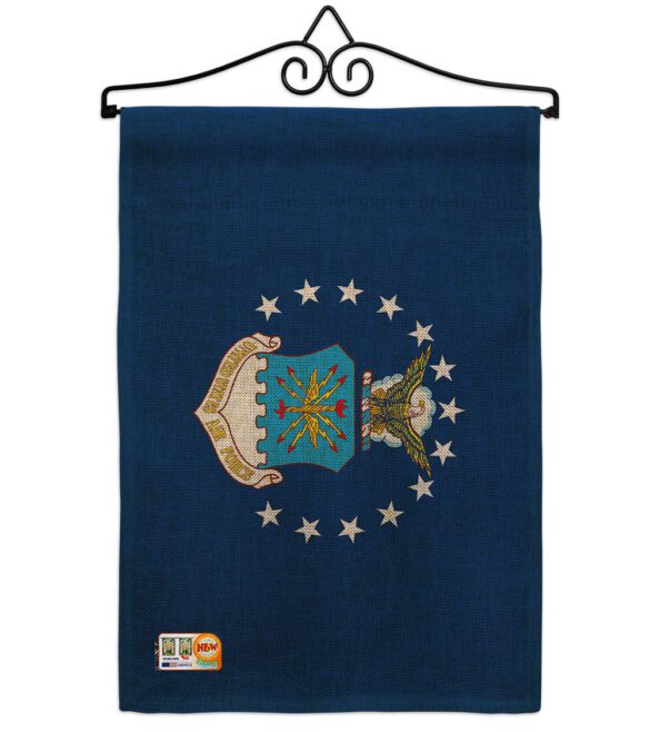 Air Force - Military Americana Vertical Impressions Decorative Flags HG140304 Made In USA - Image 14