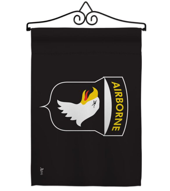 101st. Airborne - Military Americana Vertical Impressions Decorative Flags HG140315 Made In USA - Image 8