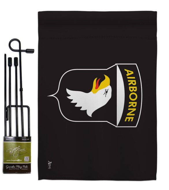 101st. Airborne - Military Americana Vertical Impressions Decorative Flags HG140315 Made In USA - Image 5