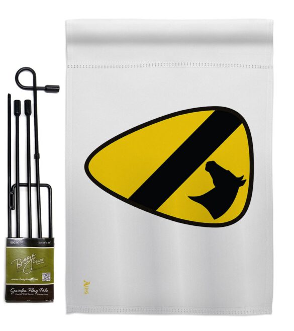 1st Cavalry - Military Americana Vertical Impressions Decorative Flags HG140317 Made In USA - Image 5