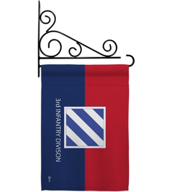 3rd Infantry Division - Military Americana Vertical Impressions Decorative Flags HG140332 Made In USA - Image 9