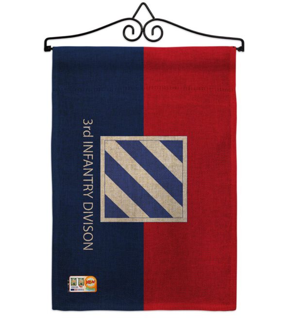 3rd Infantry Division - Military Americana Vertical Impressions Decorative Flags HG140332 Made In USA - Image 14