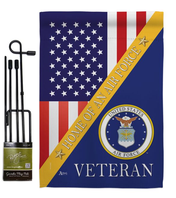 Home of Air Force - Military Americana Vertical Impressions Decorative Flags HG140606 Made In USA - Image 4