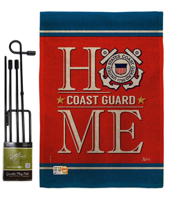 Coast Guard Home - Military Americana Vertical Impressions Decorative Flags HG140629 Made In USA - Image 12