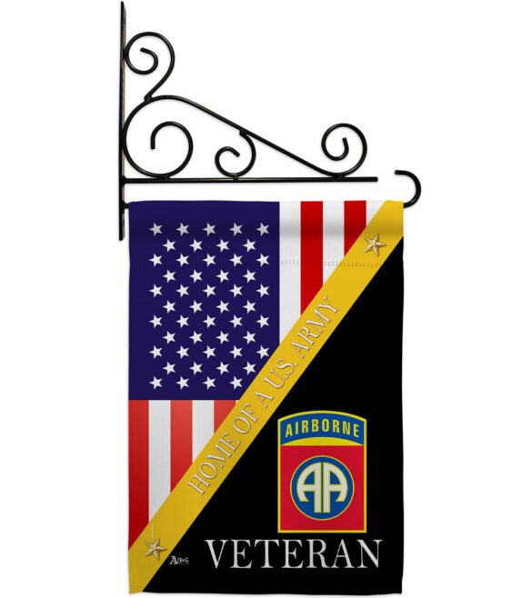 Home of 82nd Airborne - Military Americana Vertical Impressions Decorative Flags HG140891 Made In USA - Image 8