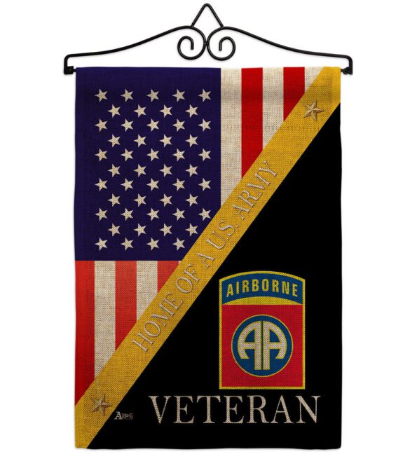 Home of 82nd Airborne - Military Americana Vertical Impressions Decorative Flags HG140891 Made In USA - Image 17
