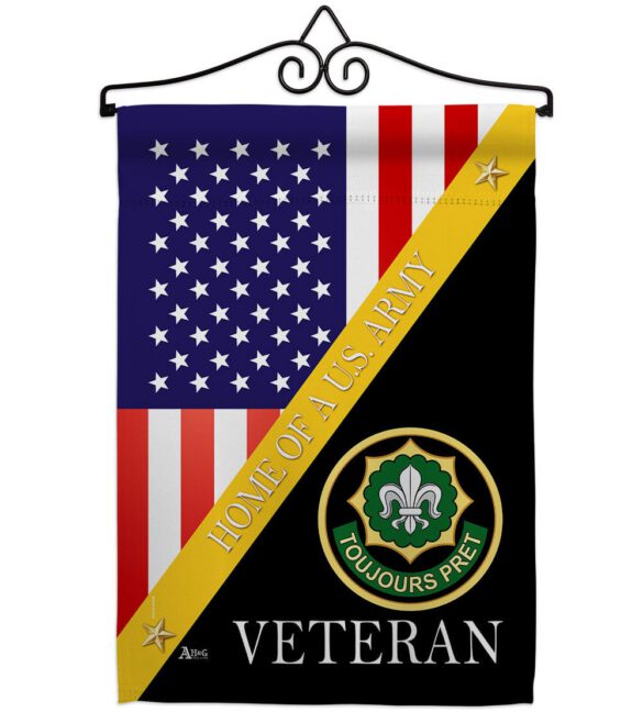 Home of 2nd Cavalry Regiment - Military Americana Vertical Impressions Decorative Flags HG140895 Made In USA - Image 7