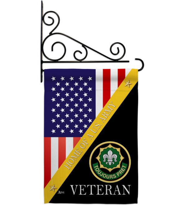 Home of 2nd Cavalry Regiment - Military Americana Vertical Impressions Decorative Flags HG140895 Made In USA - Image 8