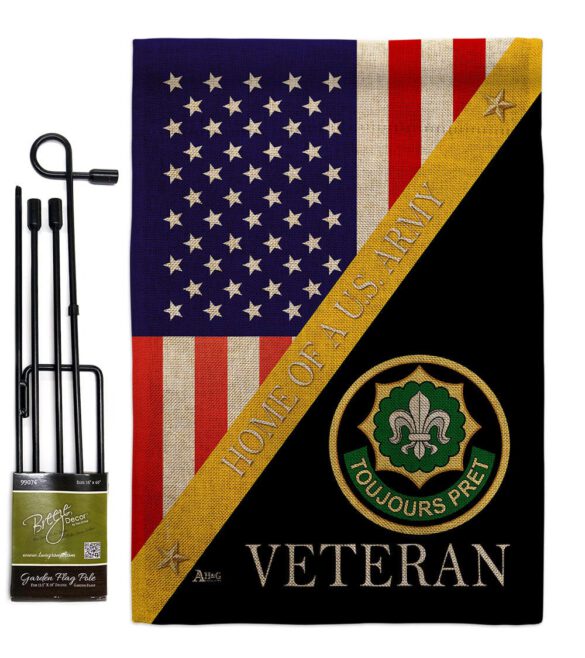 Home of 2nd Cavalry Regiment - Military Americana Vertical Impressions Decorative Flags HG140895 Made In USA - Image 14