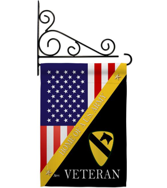 Home of 1st Cavalry Division - Military Americana Vertical Impressions Decorative Flags HG140896 Made In USA - Image 8