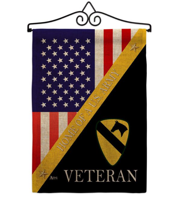 Home of 1st Cavalry Division - Military Americana Vertical Impressions Decorative Flags HG140896 Made In USA - Image 17