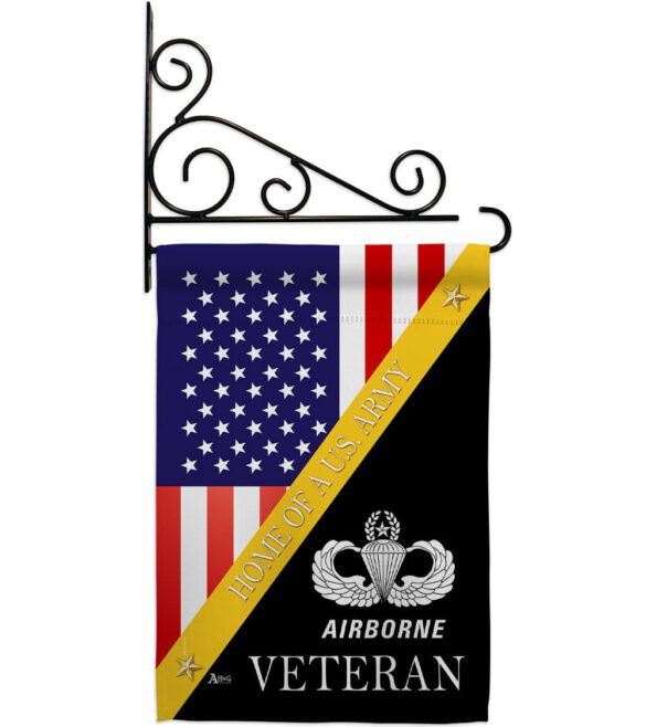 Home of Airborne - Military Americana Vertical Impressions Decorative Flags HG140900 Made In USA - Image 8