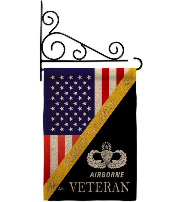 Home of Airborne - Military Americana Vertical Impressions Decorative Flags HG140900 Made In USA - Image 18