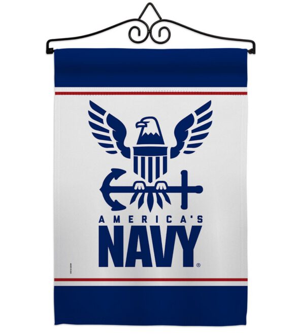 America Navy - Military Americana Vertical Impressions Decorative Flags HG170033 Made In USA - Image 8