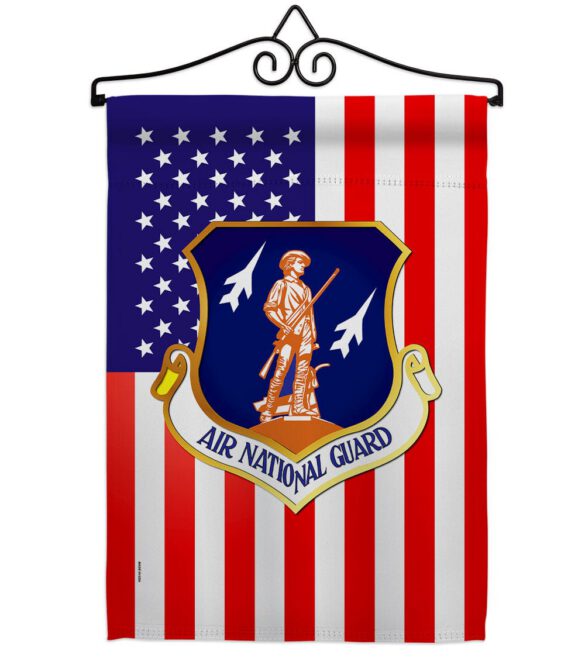 Air National Guard - Military Americana Vertical Impressions Decorative Flags HG170169 Made In USA - Image 8