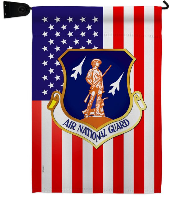Air National Guard - Military Americana Vertical Impressions Decorative Flags HG170169 Made In USA - Image 10