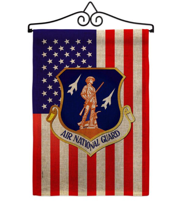 Air National Guard - Military Americana Vertical Impressions Decorative Flags HG170169 Made In USA - Image 20