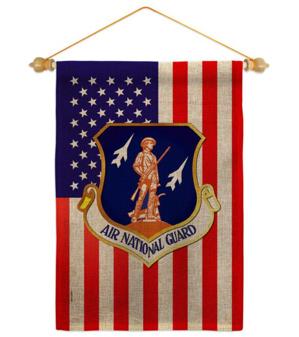 Air National Guard - Military Americana Vertical Impressions Decorative Flags HG170169 Made In USA - Image 23