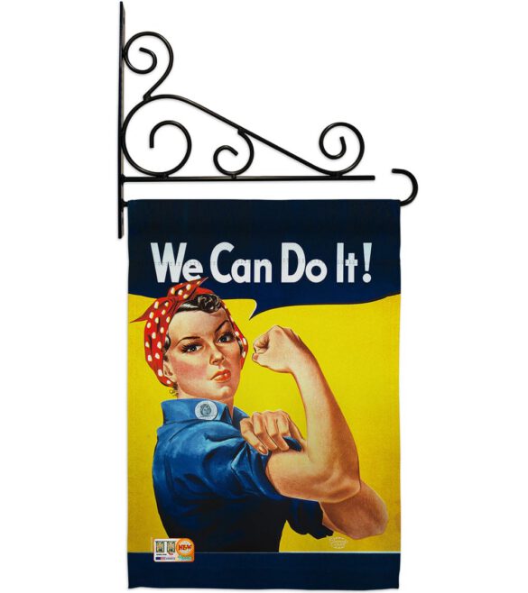 Girl Power - Military Americana Vertical Impressions Decorative Flags HG192078 Made In USA - Image 8