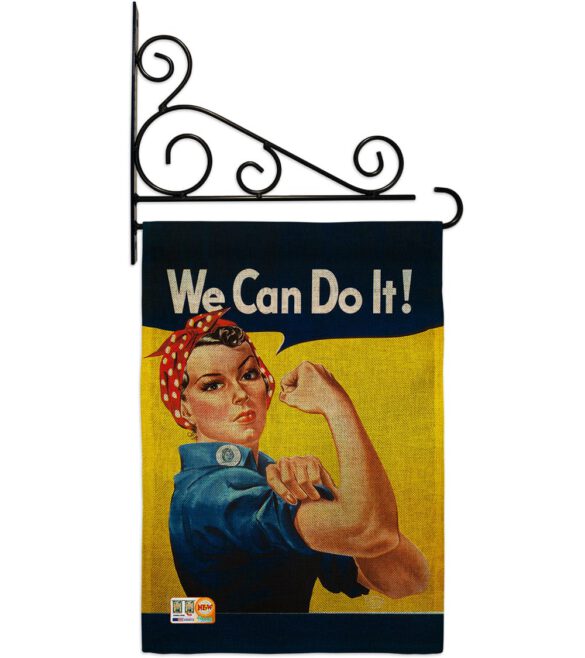 Girl Power - Military Americana Vertical Impressions Decorative Flags HG192078 Made In USA - Image 14