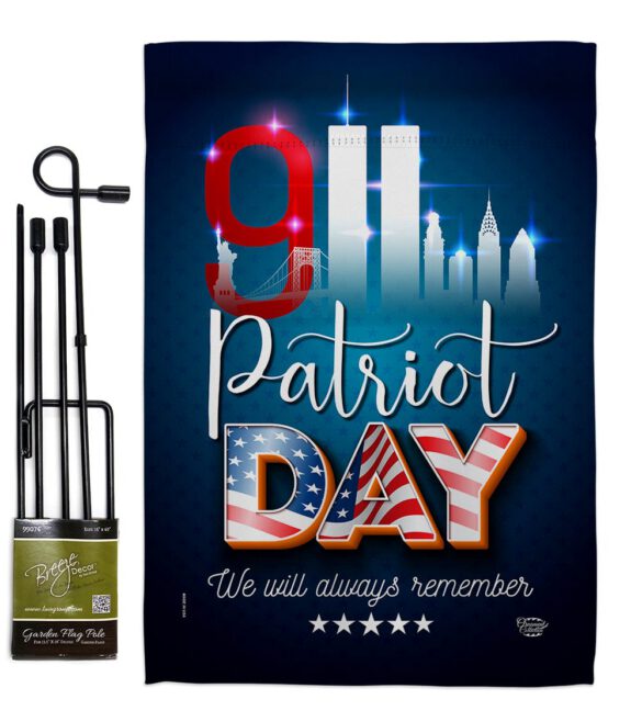911 Remember Honor - Military Americana Vertical Impressions Decorative Flags HG192275 Made In USA - Image 5