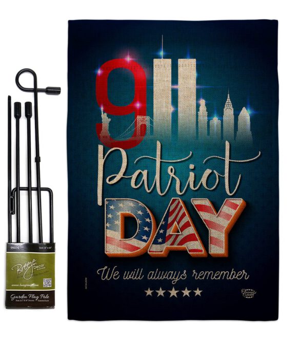 911 Remember Honor - Military Americana Vertical Impressions Decorative Flags HG192275 Made In USA - Image 13