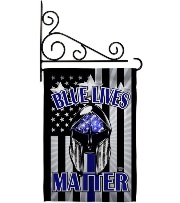 Blue Lives Matter - Military Americana Vertical Impressions Decorative Flags HG192286 Made In USA - Image 8