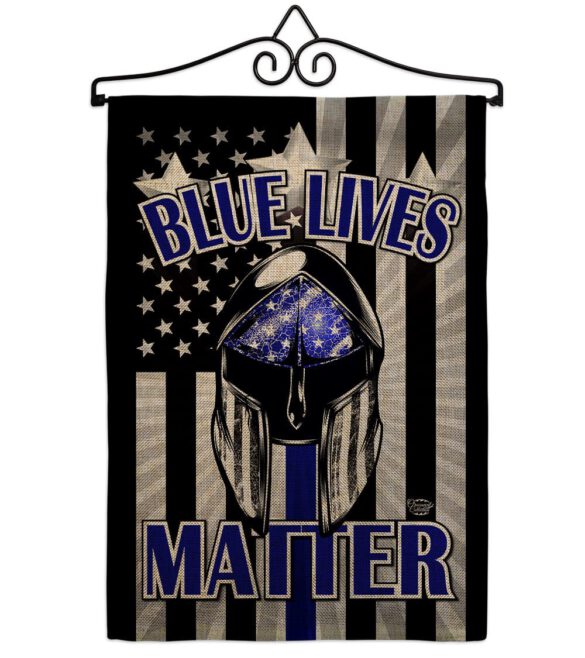 Blue Lives Matter - Military Americana Vertical Impressions Decorative Flags HG192286 Made In USA - Image 13