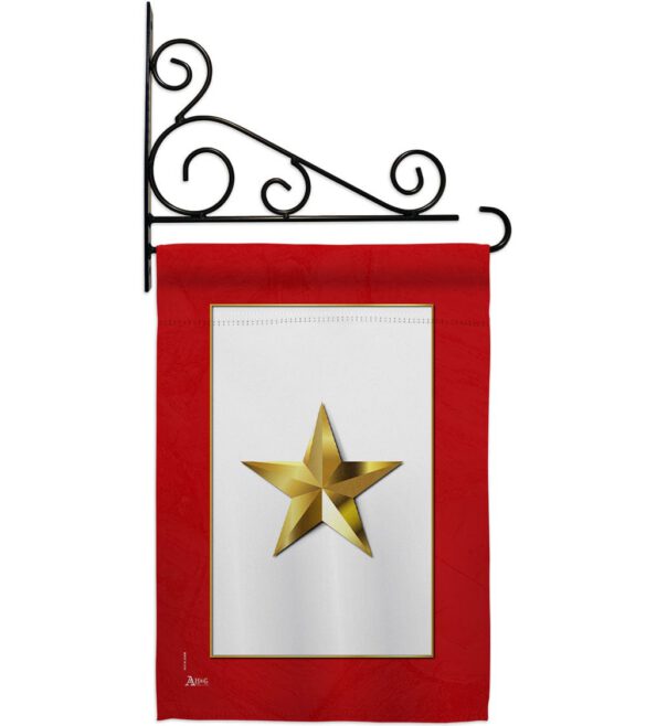 Gold Star - Military Americana Vertical Impressions Decorative Flags HG141082 Made In USA - Image 8