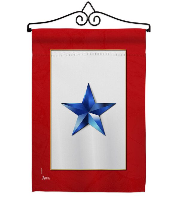 Blue Star - Military Americana Vertical Impressions Decorative Flags HG141083 Made In USA - Image 7