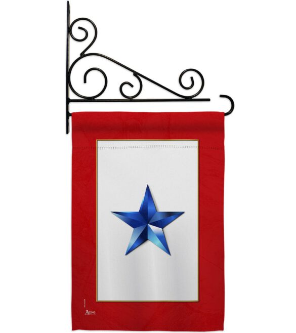 Blue Star - Military Americana Vertical Impressions Decorative Flags HG141083 Made In USA - Image 8