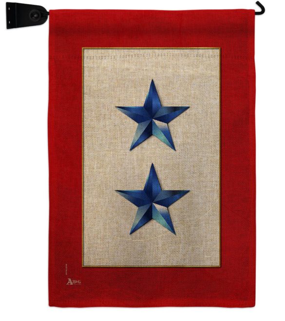 2 Blue Stars - Military Americana Vertical Impressions Decorative Flags HG141085 Made In USA - Image 22