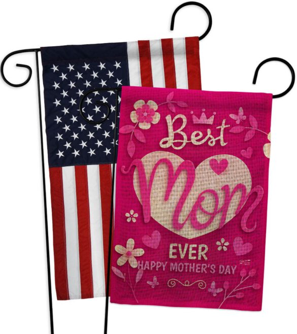 Best Mom Ever - Mothers Day Summer Vertical Impressions Decorative Flags HG130372 Made In USA - Image 30