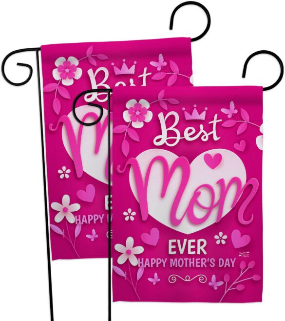 Best Mom Ever - Mothers Day Summer Vertical Impressions Decorative Flags HG130372 Made In USA - Image 11