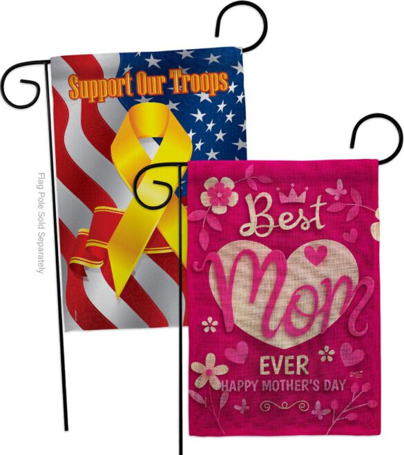 Best Mom Ever - Mothers Day Summer Vertical Impressions Decorative Flags HG130372 Made In USA - Image 34
