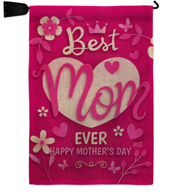Best Mom Ever - Mothers Day Summer Vertical Impressions Decorative Flags HG130372 Made In USA - Image 39