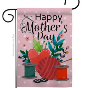 Happy Sweet Mother's Day - Mother's Day Summer Vertical Impressions Decorative Flags HG115136 Made In USA