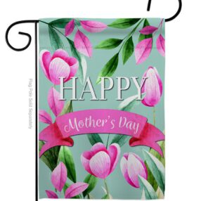Happy Mother's Day - Mother's Day Summer Vertical Impressions Decorative Flags HG115173 Made In USA