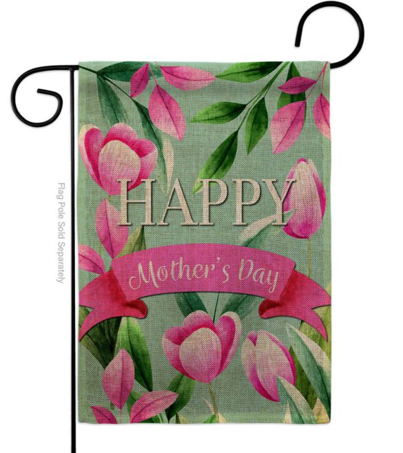 Happy Mother's Day - Mother's Day Summer Vertical Impressions Decorative Flags HG115173 Made In USA - Image 11