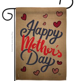 Happy Mother's Day - Mother's Day Summer Vertical Impressions Decorative Flags HG192031 Made In USA