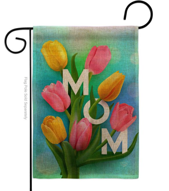 Happy Mom's Day - Mother's Day Summer Vertical Impressions Decorative Flags HG192367 Made In USA - Image 11